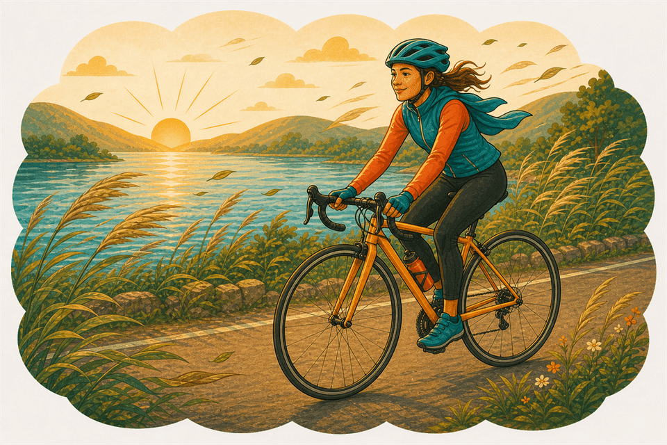 Illustration for Riding in the Wind Without Panicking