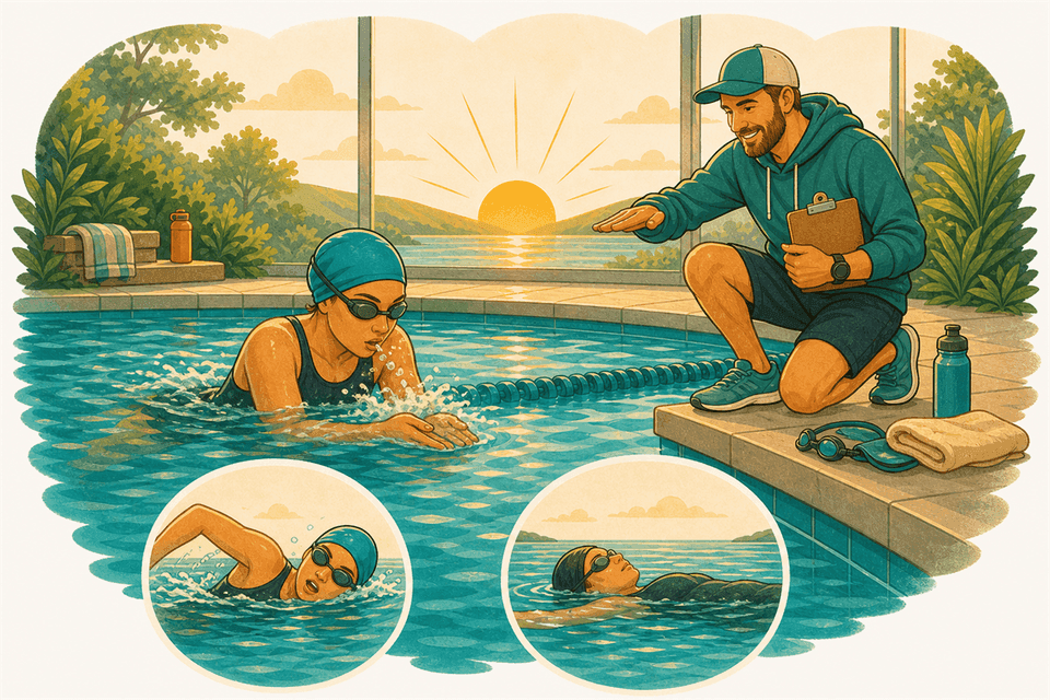 Illustration: Es-tu obligé de nager en crawl dans un triathlon ?