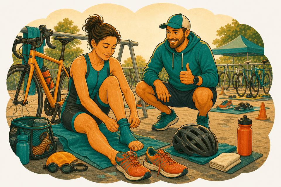 Illustration: Devrais-je porter des chaussettes lors d'un triathlon ?