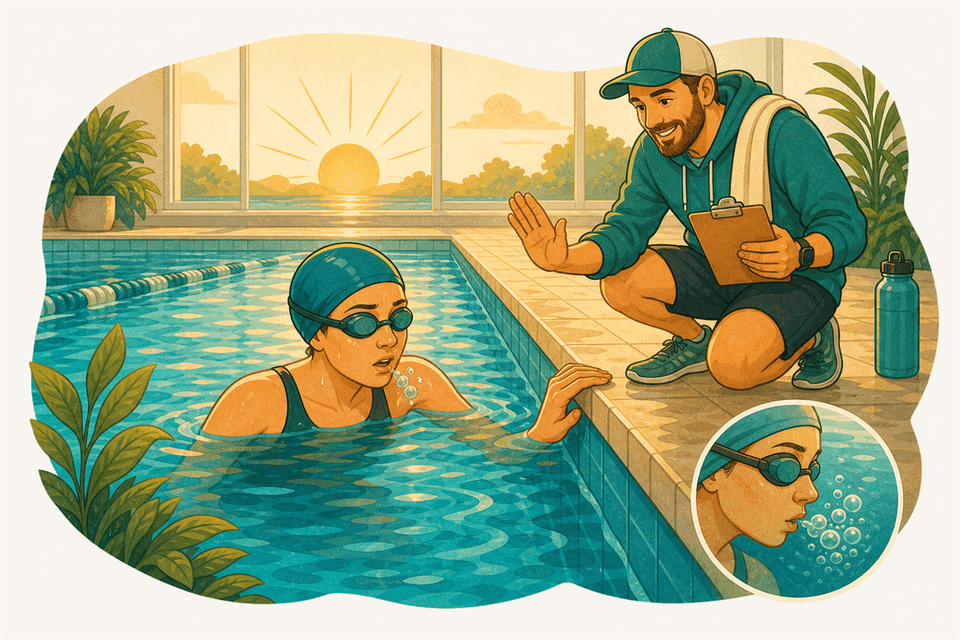 Illustration: À bout de souffle après 25 mètres de crawl ? Voici pourquoi, et la solution