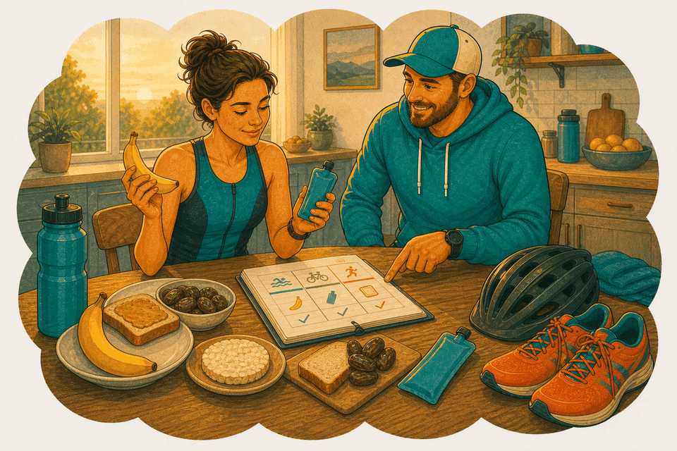 Illustration: Gels ou vraie nourriture pour débutants : que dois-je essayer en premier ?