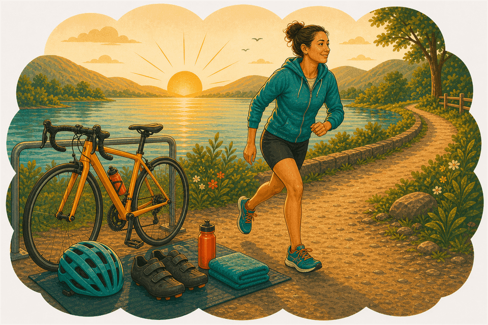 Illustration for How Long Should My First Brick Workout Be?