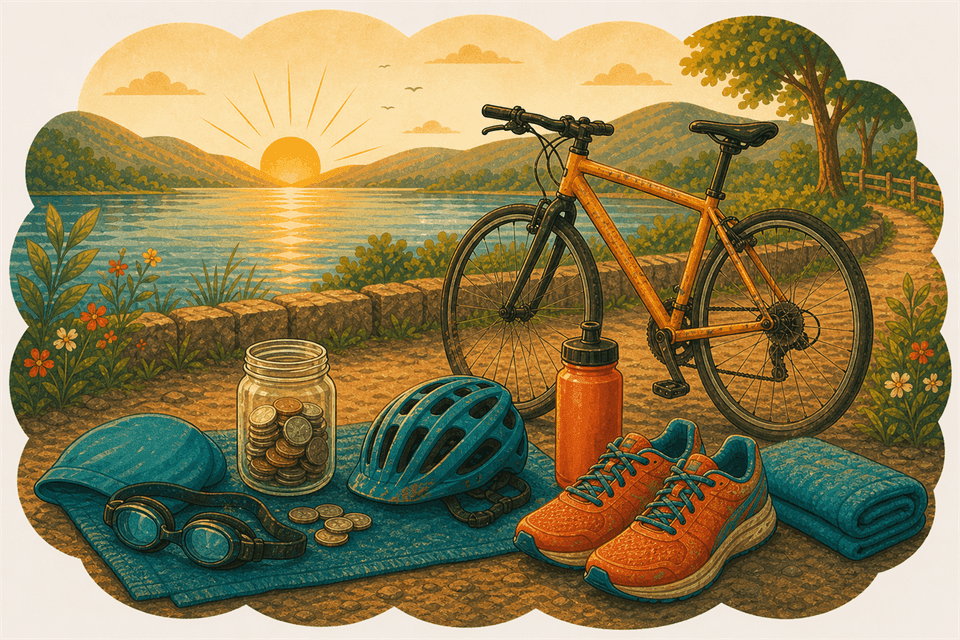 Illustration: Was kostet ein Triathlon wirklich (jenseits vom Rad)?