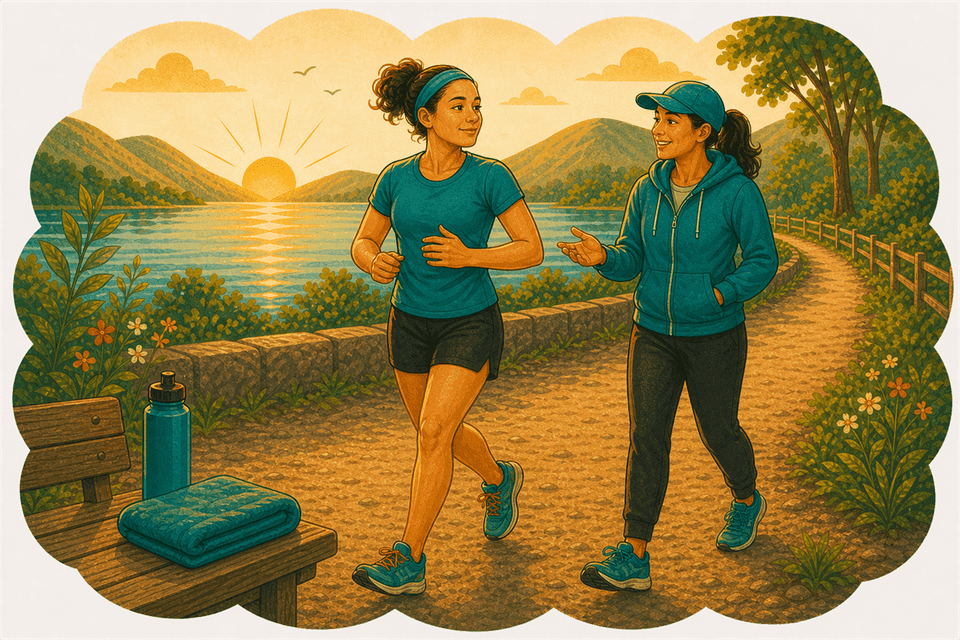 Illustration: So atmest du beim Laufen, ohne nach Luft zu schnappen
