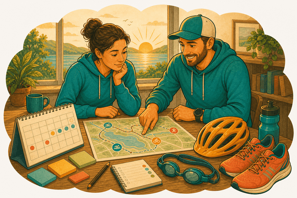 Illustration: Comment choisir un premier triathlon adapté aux débutants ?