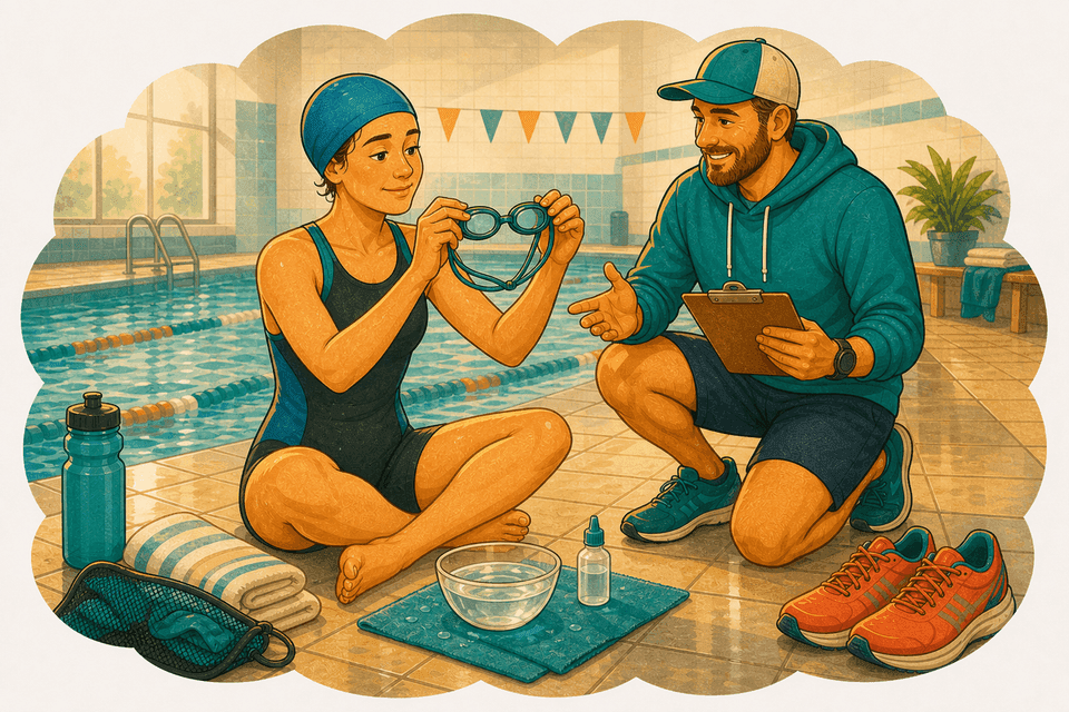 Illustration: Comment empêcher mes lunettes de s'embuer en pleine nage ?