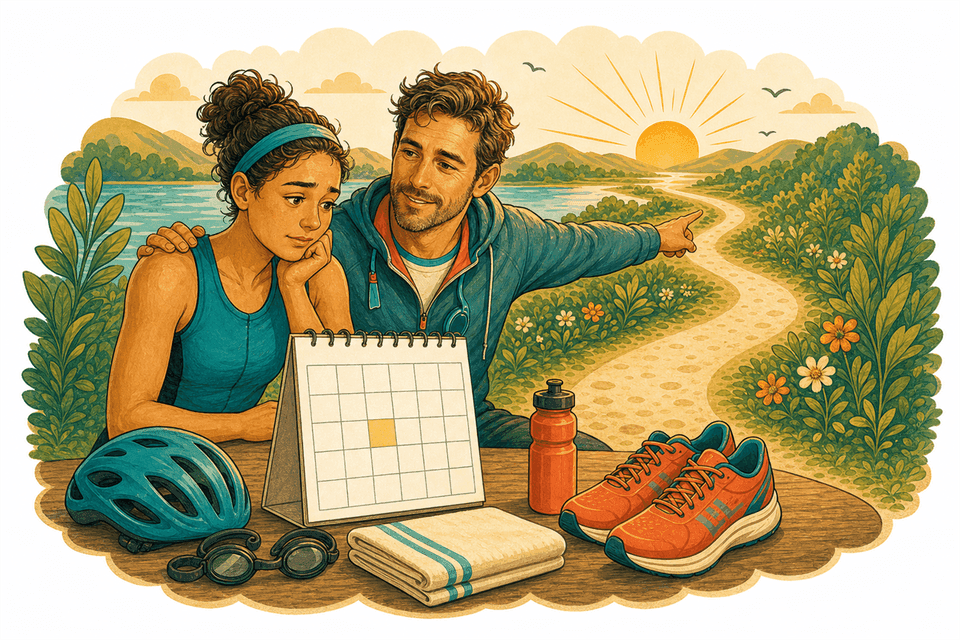 Illustration: Je me suis inscrit à un triathlon. Et maintenant ?