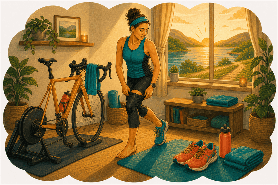 Illustration: Kann ich ein Brick-Workout drinnen machen?