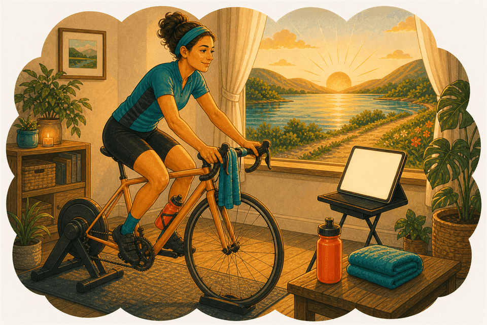 Illustration for Indoor Cycling Apps for Beginners: Do You Need Zwift?