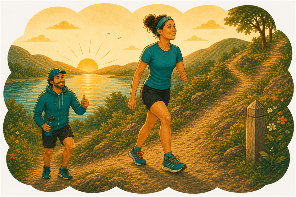 Illustration: Die Berge hochgehen ist erlaubt: Schlaues Pacing für Anfänger