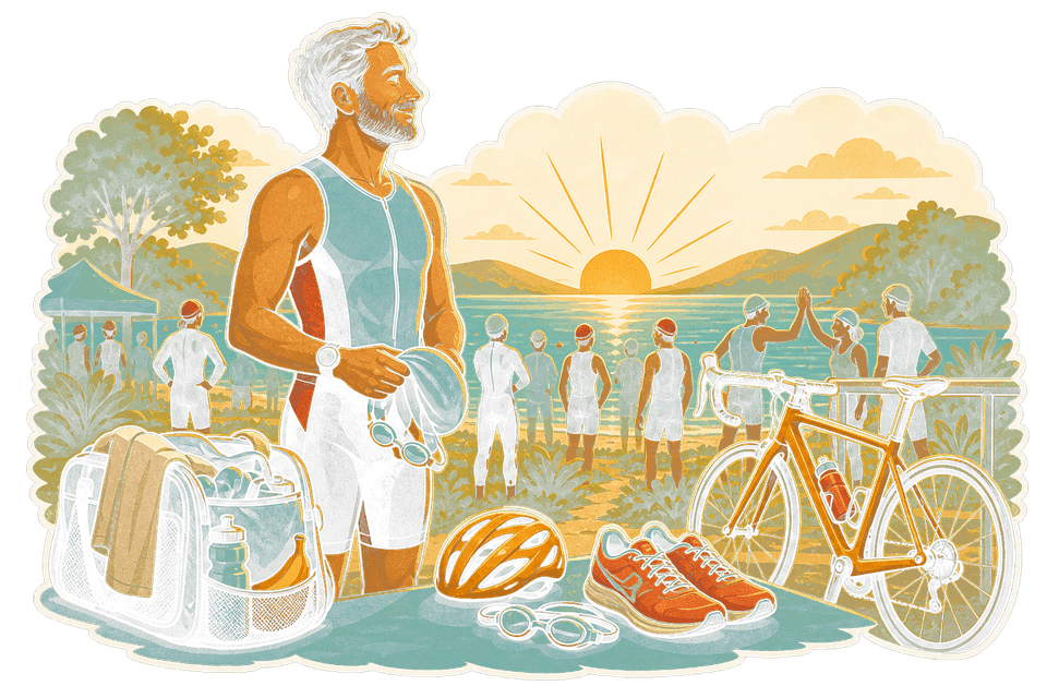 Illustration for Race Week and Race Day: A Calm Walk to the Start Line