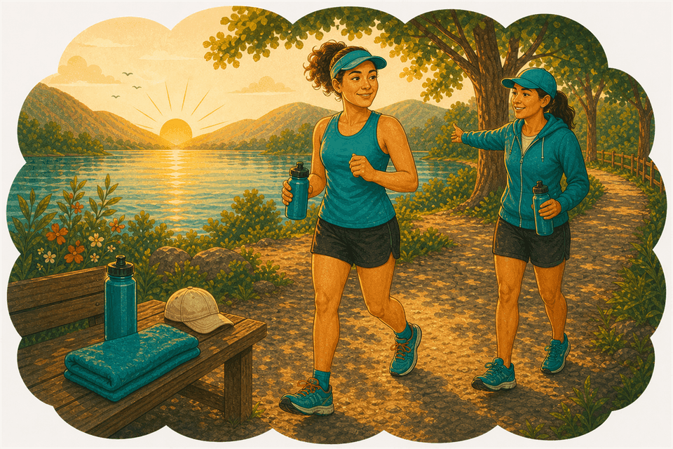 Illustration: Comment courir par forte chaleur sans m'effondrer ?