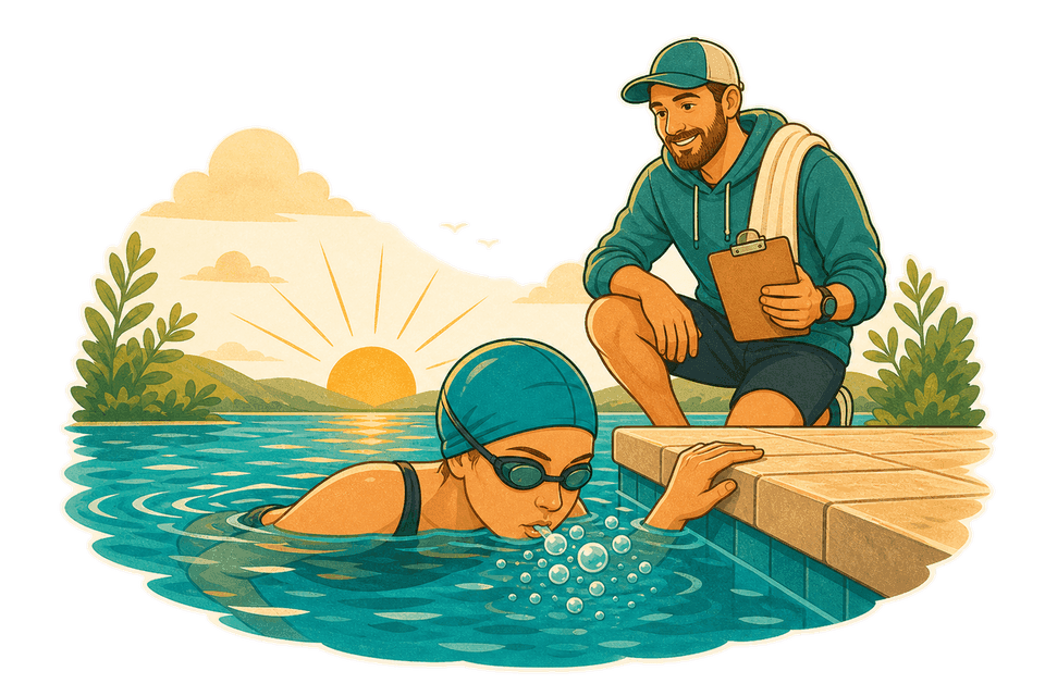 Illustration for The Swim, and the Fear