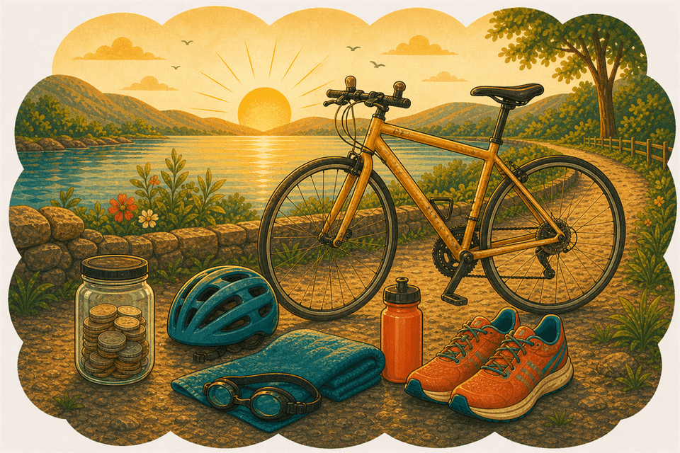 Illustration: Comment se constituer un kit de triathlon pour moins de 300 euros