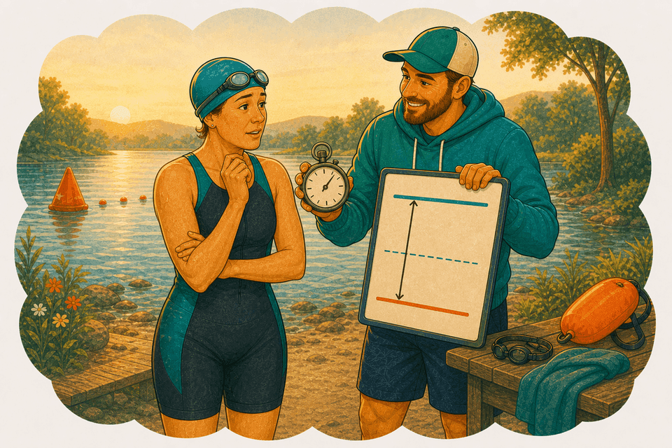 Illustration: La barrière horaire de natation en triathlon, expliquée sans la panique