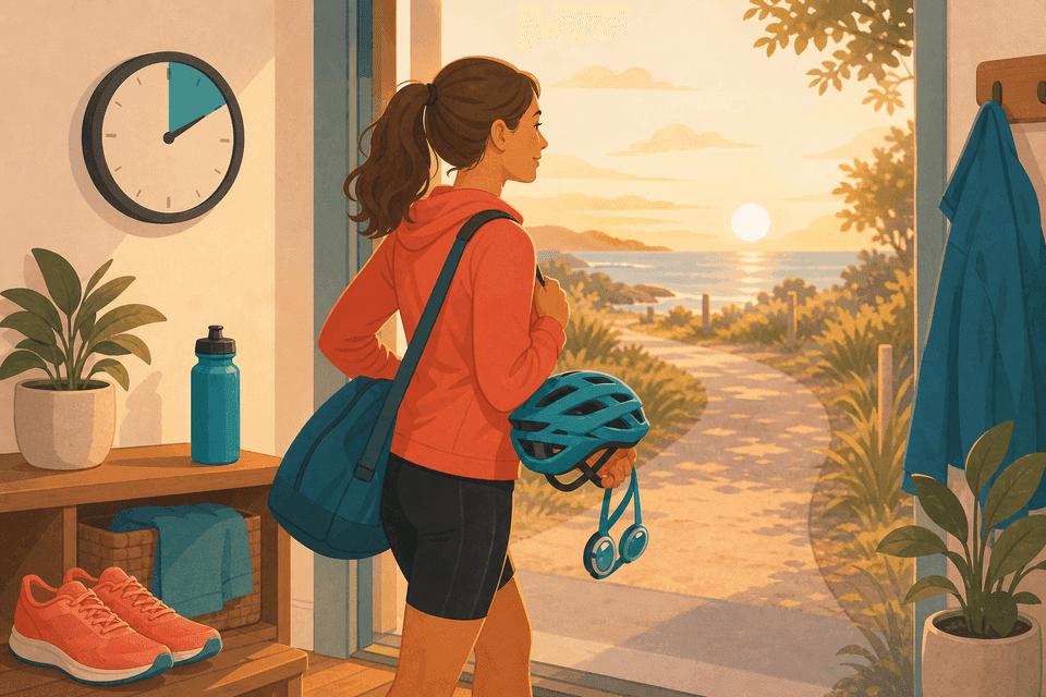 Illustration: ¿Puedo entrenar para un triatlón con solo 30 minutos al día?