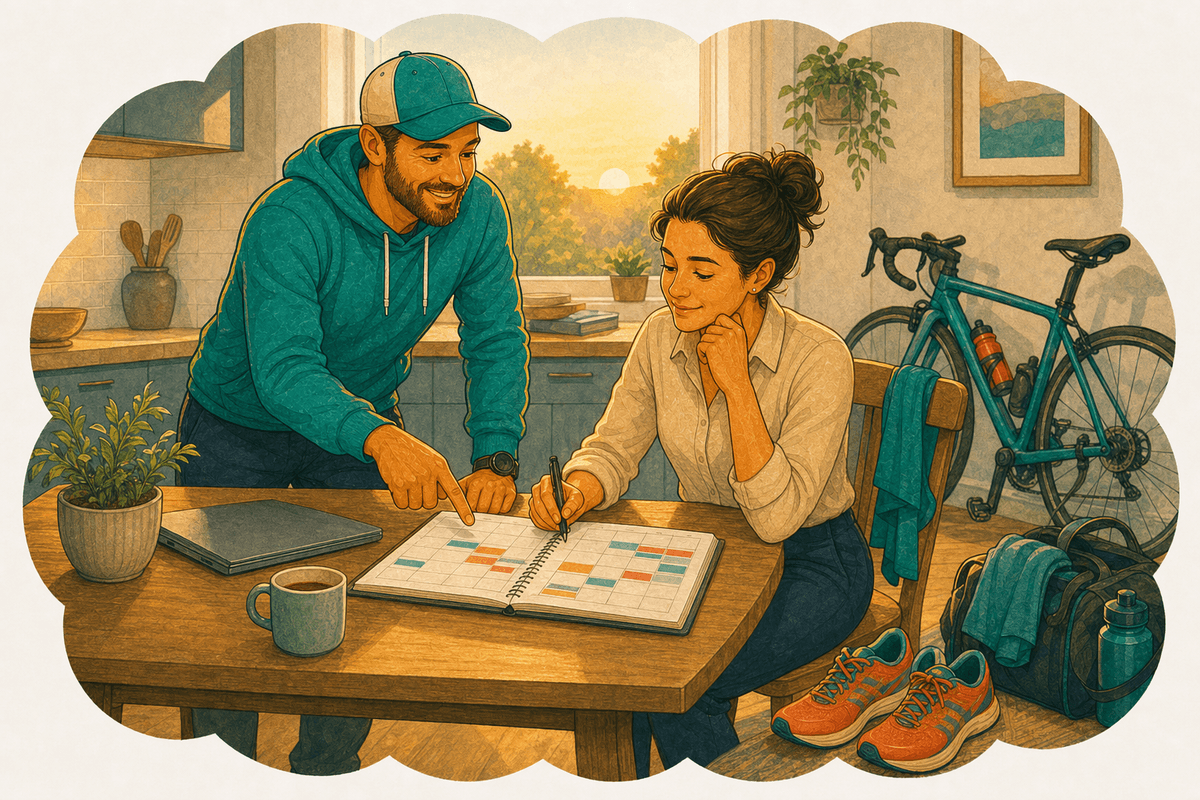 Illustration: ¿Cómo encajo el entrenamiento de triatlón en un trabajo de tiempo completo?